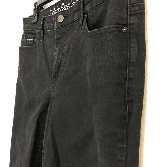 CALVIN KLEIN Black ANKLE SKINNY Stretch Jeans ~ 31 - Picture 3 of 8